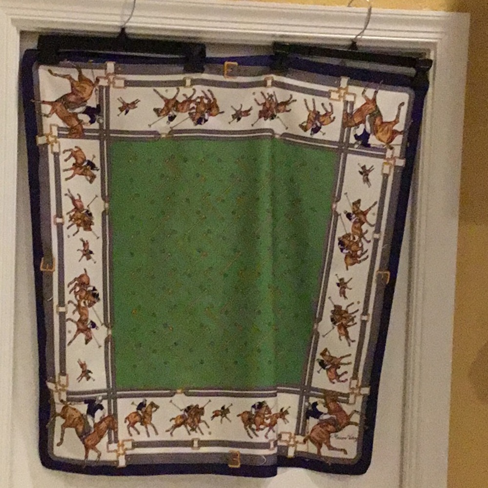 Monique Valero Vintage Rare Polo Scarf
